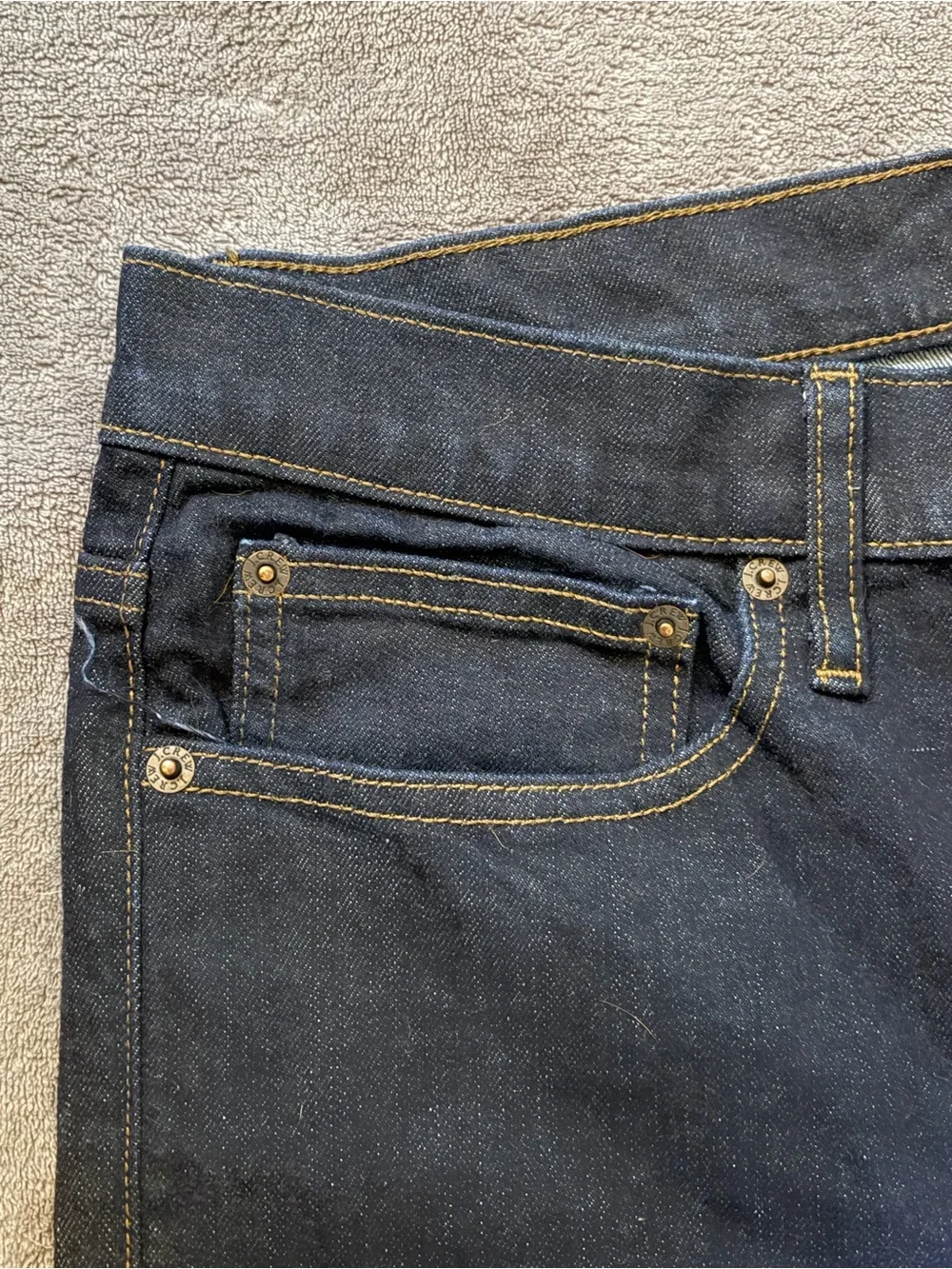 J. Crew Men's Dark Wash Flex Fit Straight Jeans 32x30
